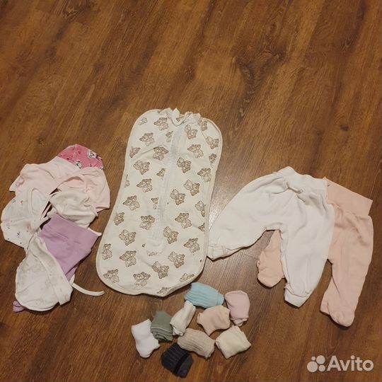 Вещи пакетом на девочку 50-56