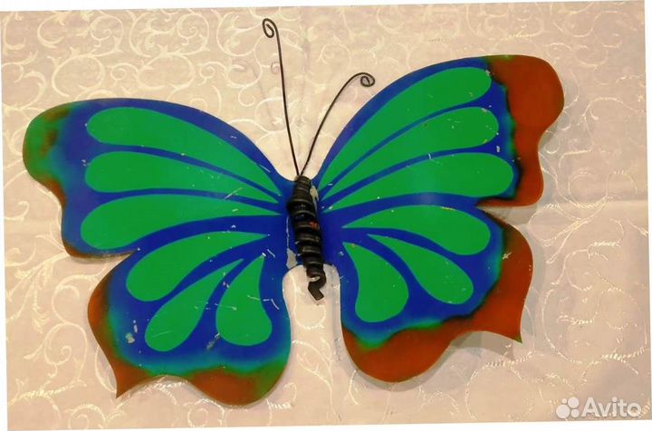 Бабочки для декора из металла
