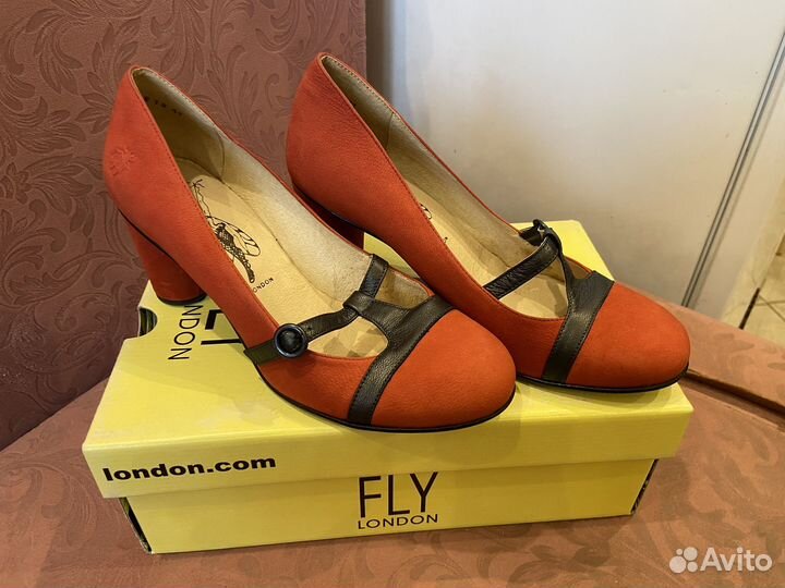 Туфли кожанные Fly London 41 размер