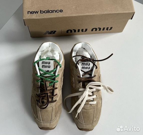 New Balance X Miu Miu 530 SL Light Brown