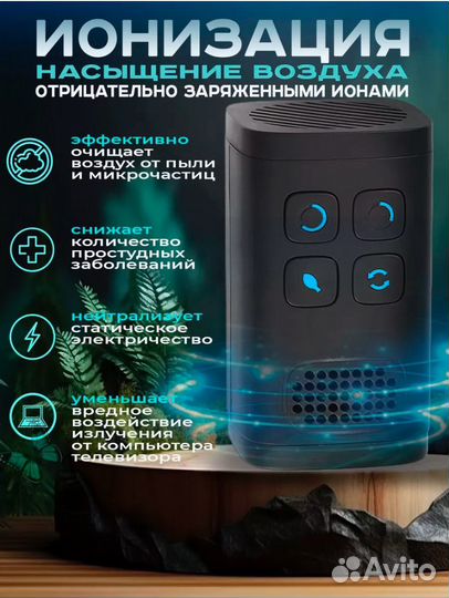 Озонатор и ионизатор 2в1 для дома