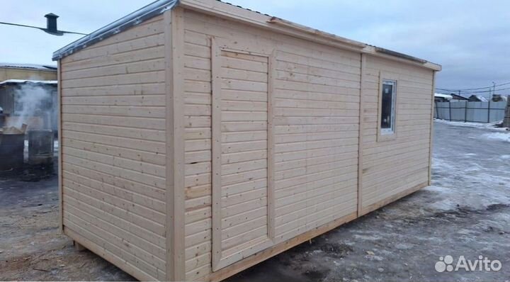 Бытовки со сборкой на участке