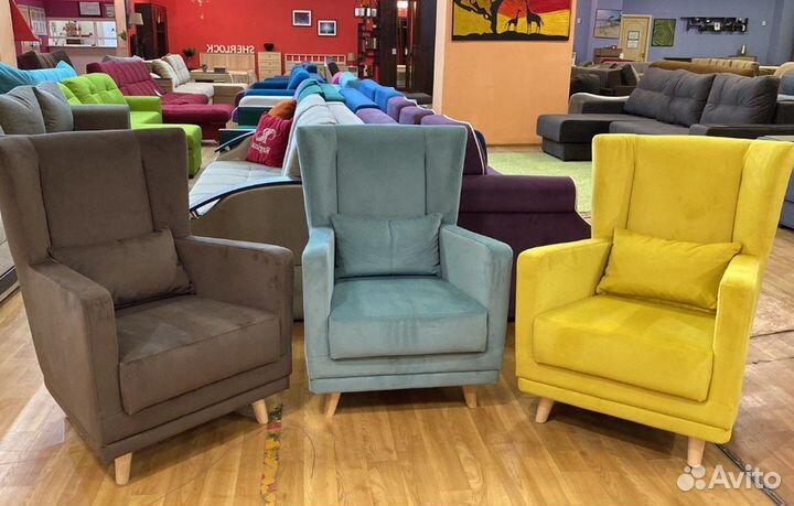 Кресло микровелюр «Комфорт-S»