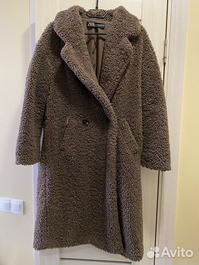 Пальто чебурашка zara