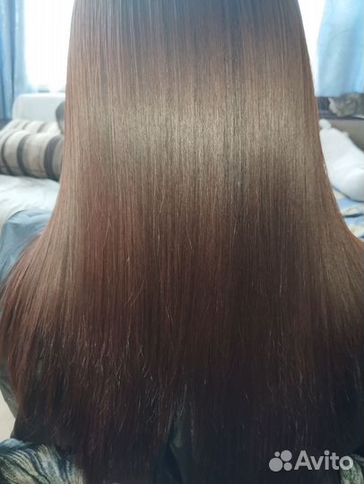 Кератиновое выпрямление