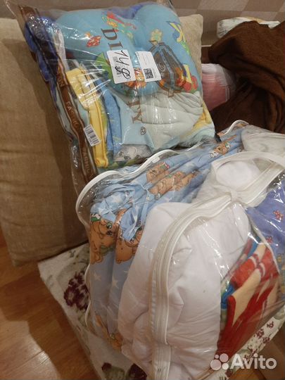 Бортики в детскую кроватку с одеялом