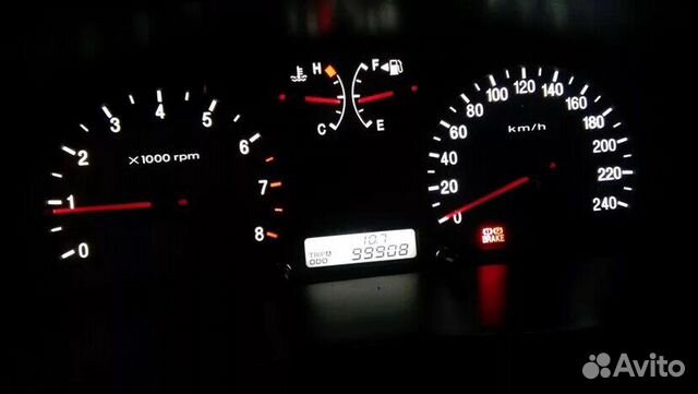 Пересвет приборной панели