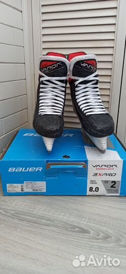 Коньки хоккейные Bauer Vapor 3X Pro, 8, fit 2