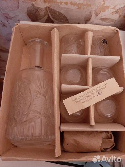 Хрустальный набор с графином