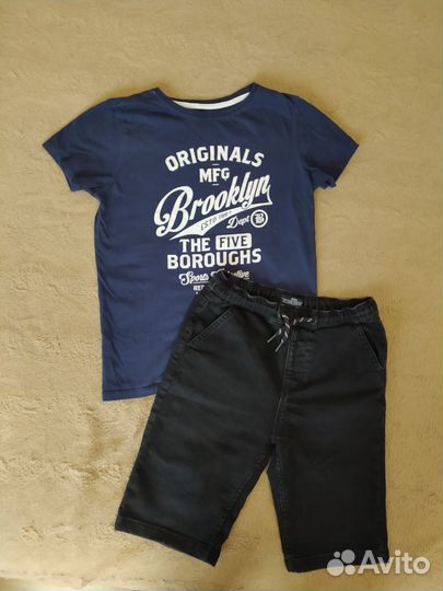 Пакет летних вещей на мальчика 140 146 152 см