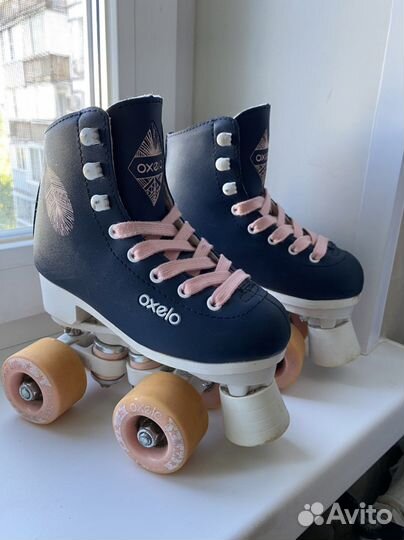 Ролики-квады oxelo для девочки 28 размер