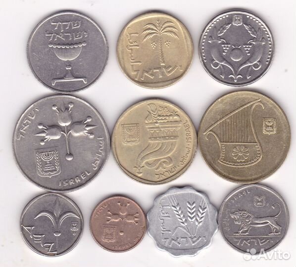 Монеты Израиля, Иордании и Турции