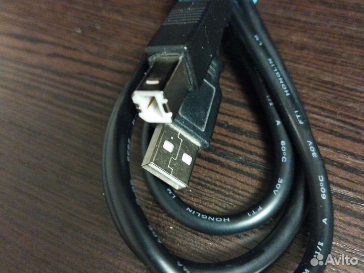 Кабель USB A male - USB B male AM/BM