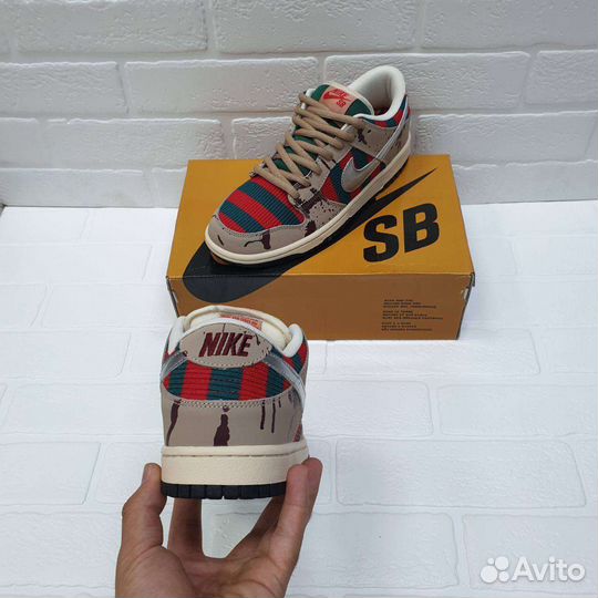 Кроссовки Nike sb dunk low pro sb freddy krueger