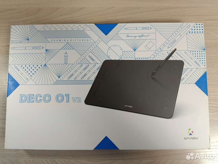 Графический планшет XP-PEN deco 01 v2