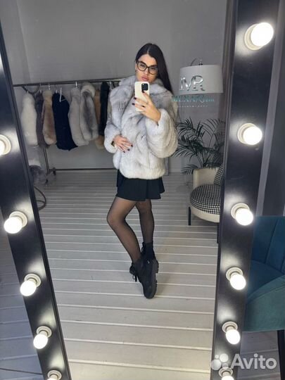 Песец цельный с английским воротником