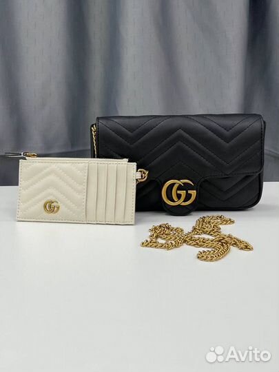 Сумка мини женская Gucci GG Marmont 2 цвета