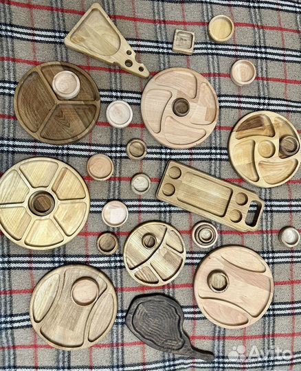 Менажницы, разделочные доски, доски для подачи