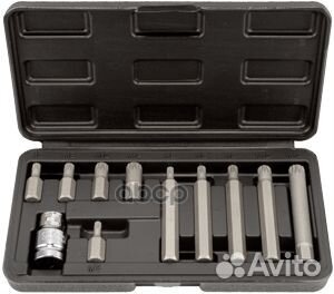 Набор бит Spline 11 пр. М5-12 L30 мм/L75 мм