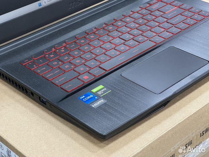 Новый игровой MSI 15.6 IPS Core i5 Металл корпус