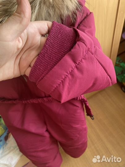 Зимний комбинезон для девочки 128