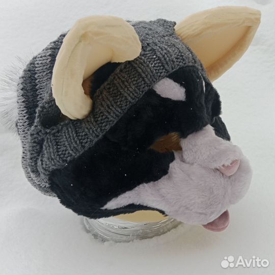 Шапка вязаная для фурсьюта