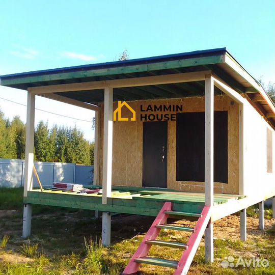 Домокомплект дачный домик из сип -панелей, хозблок