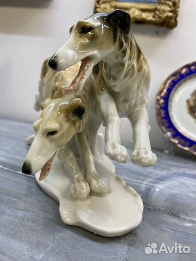 Фарфоровые статуэтки собак германия
