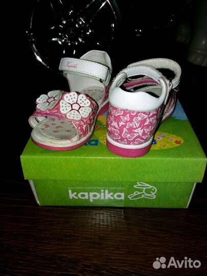 Сандалии, kapika, для девочки,размер 23