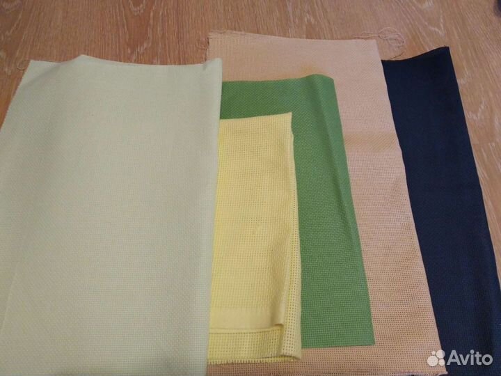 Канва для вышивания. 5 цветов