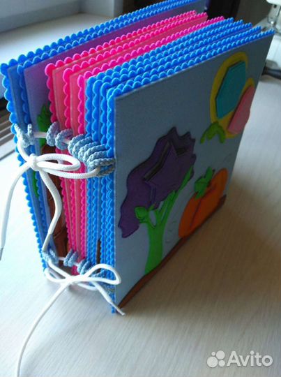 Развивающие планшетов. Книга из фетра. Дидактика