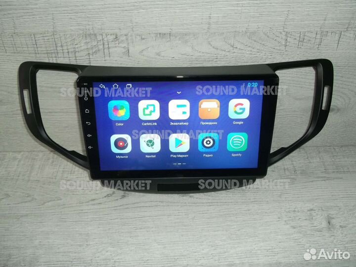 Магнитола 2DIN Honda Accord 8 Android GPS WiFi