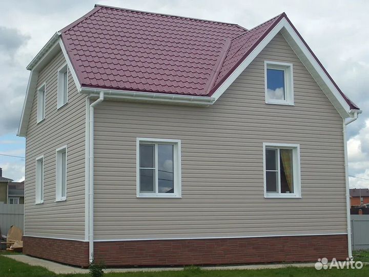 Обшивка домов сайдингом и панелями утепление