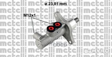 Главный тормозной цилиндр 23,80 mm 05-0776