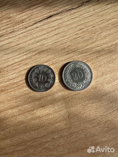 Швейцарские монеты