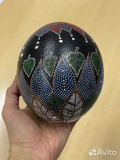 Сувенир Страусиное яйцо, ручная роспись