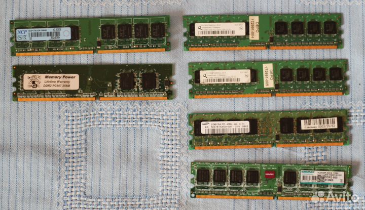 Озу DDR2 256mb 512mb 1Gb