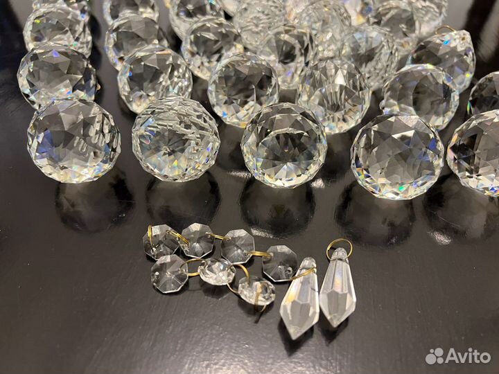 Хрустальные подвески разные