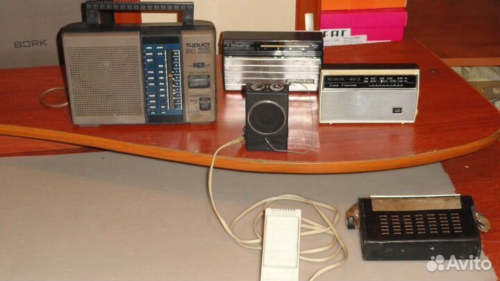 Приемник Селга,Ирень,Турист,Сокол СССР-5шт.-компл