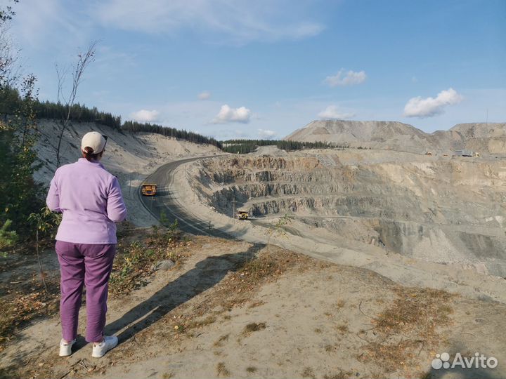 Карьер, Белазы и саами
