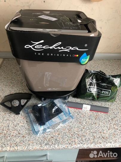 Кашпо Lechuza Quadro LS 28, Подставка