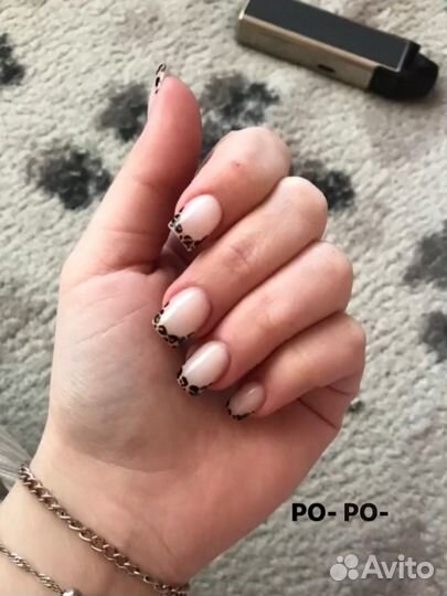 Маникюр наращивание