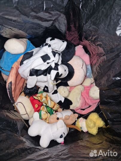 Мягкие игрушки пакетом для девочки