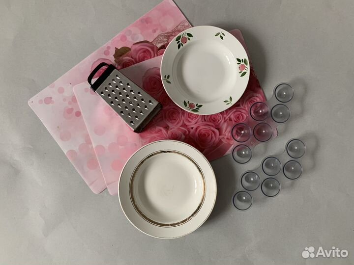 Посуда СССР Салфетка плейсмат Терка для овощей