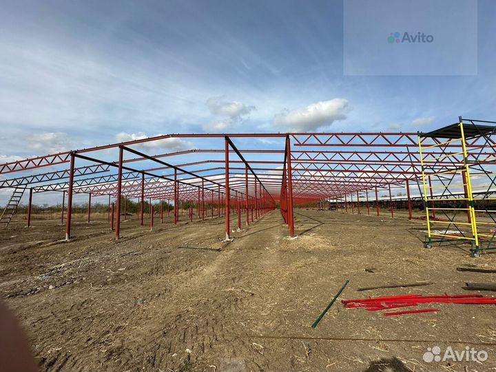 Строительство ангаров навесов