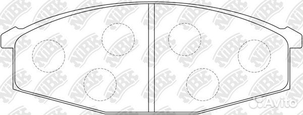 Колодки тормозные дисковые