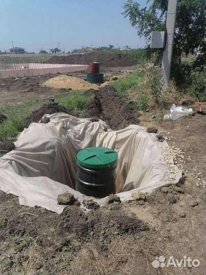 Установка канализации септик под ключ