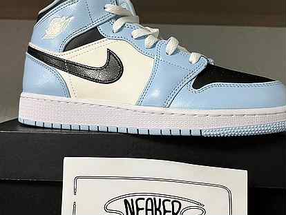 Nike air jordan 1 mid ice blue оригинал