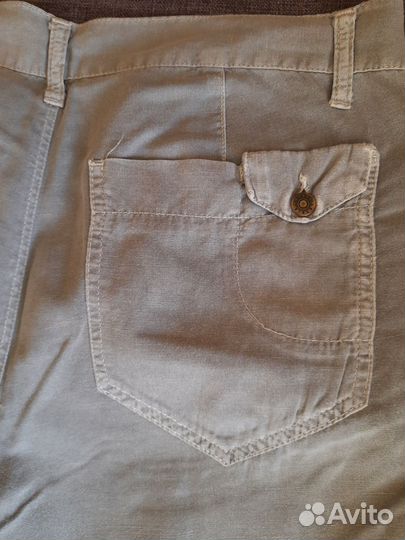 Мужские летние брюки хлопок лен