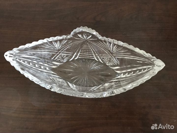 Хрустальная конфетница СССР